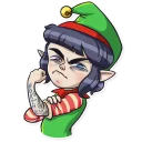 💪-Santa's Little Helper, Telegram Sticker