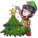 🎄-Santa's Little Helper, Telegram Sticker