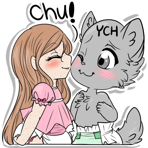 Little Raina, telegram sticker