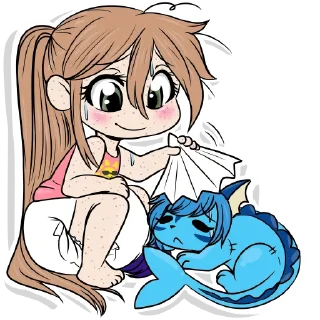 🧊-Little Raina, Telegram Sticker
