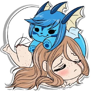 🤕-Little Raina, Telegram Sticker