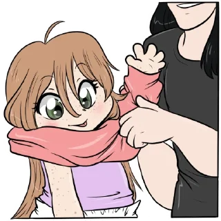 👗-Little Raina, Telegram Sticker