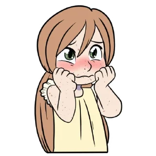 😊-Little Raina, Telegram Sticker