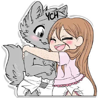 👥-Little Raina, Telegram Sticker