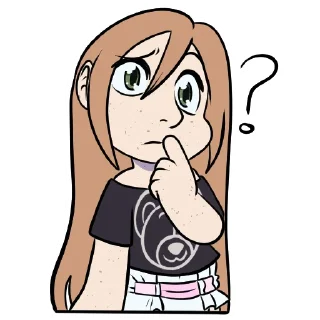 ❓-Little Raina, Telegram Sticker