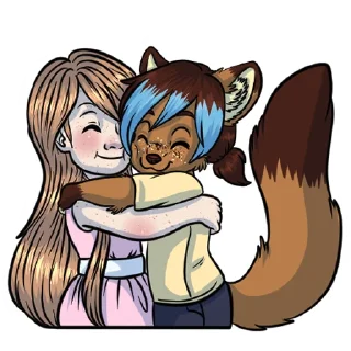 👥-Little Raina, Telegram Sticker