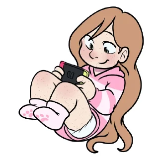 🎮-Little Raina, Telegram Sticker