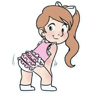 🍑-Little Raina, Telegram Sticker