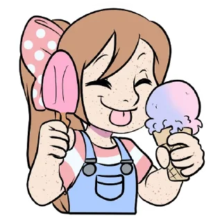 🍦-Little Raina, Telegram Sticker