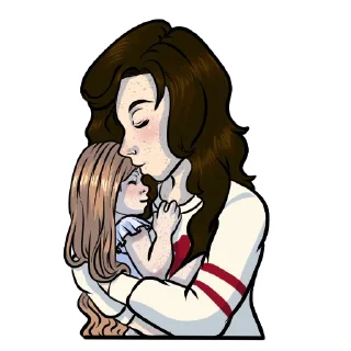 💋-Little Raina, Telegram Sticker