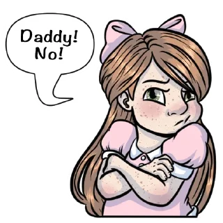 🚫-Little Raina, Telegram Sticker
