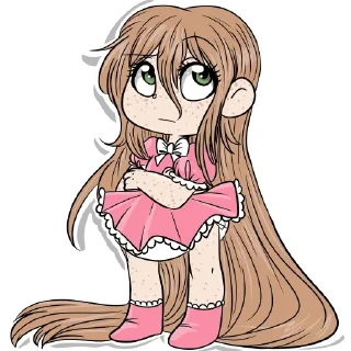 🙄-Little Raina, Telegram Sticker