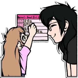 ⭐️-Little Raina, Telegram Sticker
