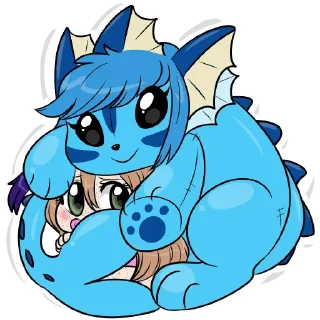 😨-Little Raina, Telegram Sticker