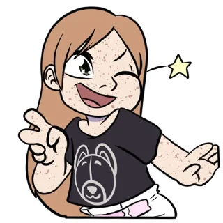 😉-Little Raina, Telegram Sticker