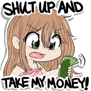 💷-Little Raina, Telegram Sticker