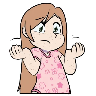 🤷‍♀️-Little Raina, Telegram Sticker