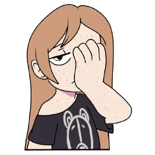 🤦‍♀️-Little Raina, Telegram Sticker