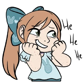 🤣-Little Raina, Telegram Sticker