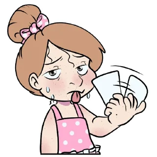 🔥-Little Raina, Telegram Sticker