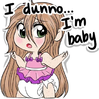 🤷‍♀️-Little Raina, Telegram Sticker