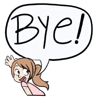 👋-Little Raina, Telegram Sticker