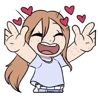 🤗-Little Raina, Telegram Sticker