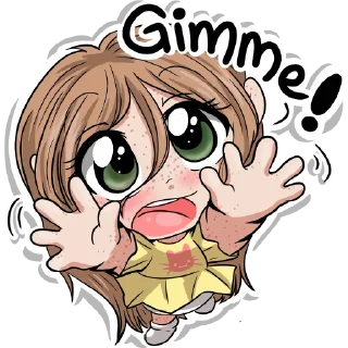 🙌-Little Raina, Telegram Sticker