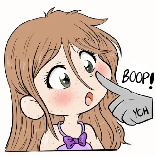 👃-Little Raina, Telegram Sticker
