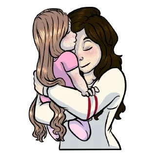💋-Little Raina, Telegram Sticker