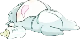 😴-Littlespace, Telegram Sticker