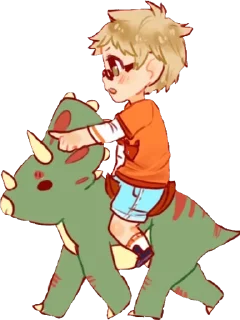 🦖-Littlespace, Telegram Sticker