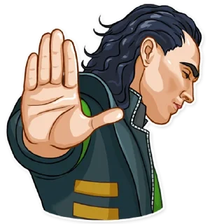 🙅‍♂️-Loki, Telegram Sticker