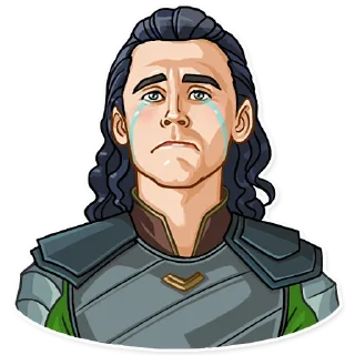 😭-Loki, Telegram Sticker