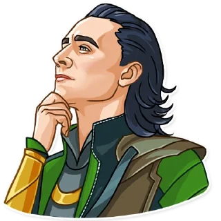 🤔-Loki, Telegram Sticker