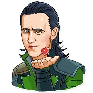 😘-Loki, Telegram Sticker