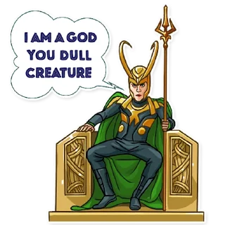 🤴-Loki, Telegram Sticker