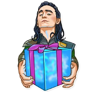 🎁-Loki, Telegram Sticker