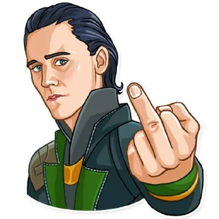 🖕-Loki, Telegram Sticker