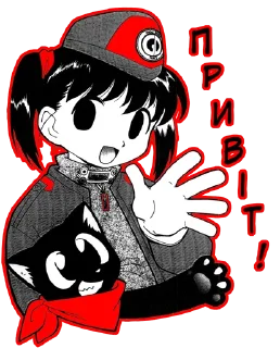 👋-LOLICORE by @lolicore_UA, Telegram Sticker