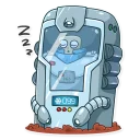 😴-Lone Dead Spaceman, Telegram Sticker