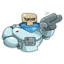 👁-Lone Dead Spaceman, Telegram Sticker