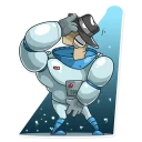 😉-Lone Dead Spaceman, Telegram Sticker