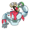 🍺-Lone Dead Spaceman, Telegram Sticker