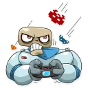 🎮-Lone Dead Spaceman, Telegram Sticker