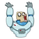 😂-Lone Dead Spaceman, Telegram Sticker
