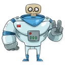 ✌-Lone Dead Spaceman, Telegram Sticker