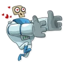 😍-Lone Dead Spaceman, Telegram Sticker