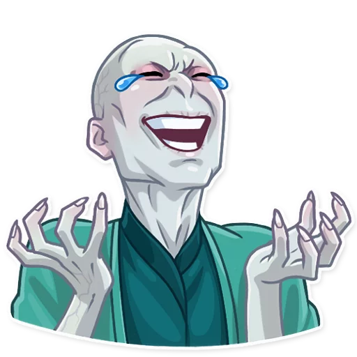 Lord Voldemort, telegram sticker