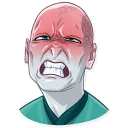 😡-Lord Voldemort, Telegram Sticker